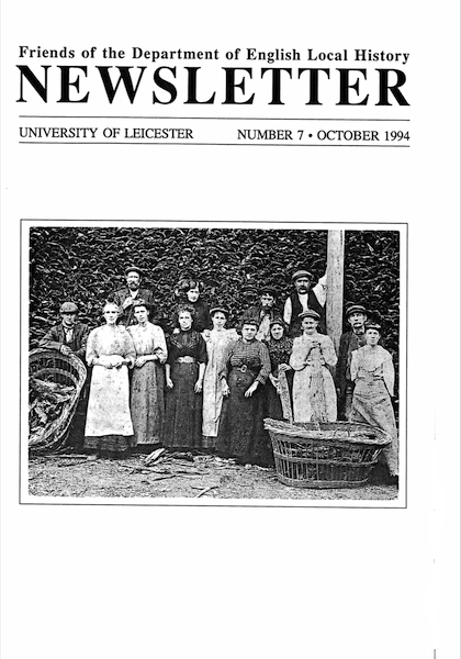 Newsletter Examples Friends THE FRIENDS – NEWSLETTERS – Friends of the Centre for English Local History